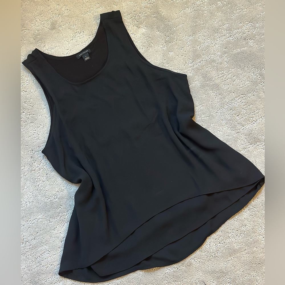 Ann Taylor black blouse size S brand new